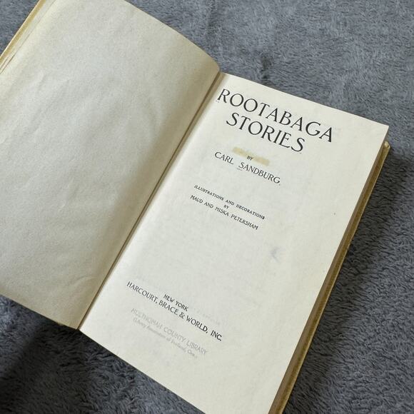 Rootabaga Stories by Carl Sandburg Illustrated HC 1951 Vintage Maud Miska NY - Picture 7 of 7